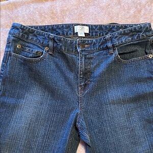 LOFT Women's Classic Blue Boot Cut Jeans